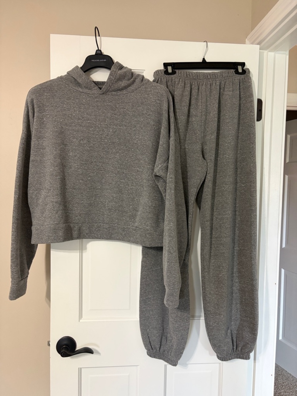Tiger & Eloise by Stoney Clover Lane  - Cozy Heather Gray Hoodie and Jogger Set